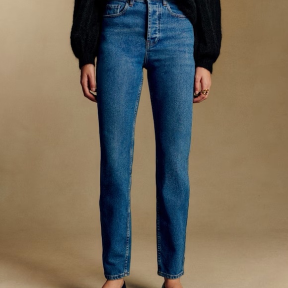 Sezane Brute Sexy Jeans Size 30 NWT - Picture 2 of 11
